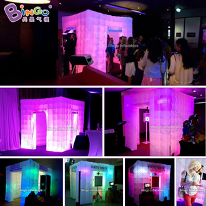 주문 제작 광고용 공기주입식 포토 부스 인클로저 카메라 나이트 클럽 파티 텐트 LED 360 포토 부스 - Product Image 5