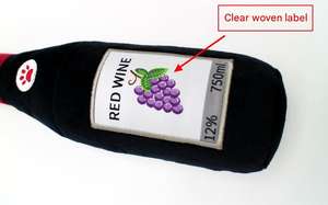 Yüksek Kaliteli 27cm Büyük Şarap Şişesi Köpek Oyuncağı Peluş Köpek Eğitim Oyuncağı Büyük Köpekler İçin Sesli Oyuncak - Product Image 6