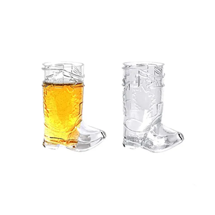 1 oz Mini Plastic Cowboy Shot Glasses Boot Cups for Theme Parties Bachelorette Party Supplies Beer Cowboy Boot Shot Glasses