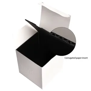 Custom Logo Echo-friendly Matte Folding Paper Square Gift Candle Box Packaging