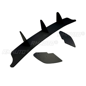 Rear Bumper Diffuser Lip Spoiler Splitter Protector For Volkswagen Golf 6 MK6 GTI 2009-2013 Black Decoration Guard - Product Image 3