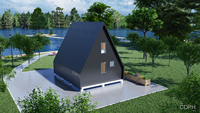 Kit de maisons modulaires préfabriquées modernes à bas prix, maisons triangulaires minuscules, cadre en bois, camping-car, hôtel, maison de villégiature, conteneur