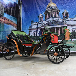 Buggy électrique de style européen sans chevaux à vendre, pour mariage, carrosse royal, remorque de carrosse - Product Image 2