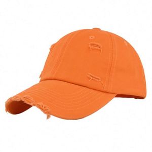 High Quality Vintage Washed Cotton 6-Panel <b>Baseball</b> New Style Mens Ponytail <b>Cap</b> With Cross Design for Children - Product Image 1