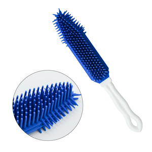 Cepillo para detalles de automóviles y automóviles, eliminador de pelusas para perros, gatos, cepillo de masaje de goma para muebles, interiores de automóviles, alfombras - Product Image 1