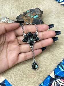 Pendentif en argent sterling fait main avec turquoise, signé Nizhoni, bijoux d'artisanat du sud-ouest, cadeau - Product Image 4