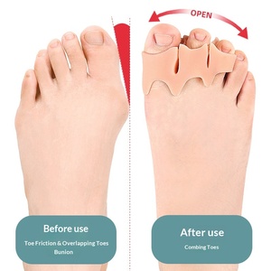 Source Factory Good Elasticity Silicone <b>Toe</b> <b>Separator</b> Not Easy to slip Shift Silicone <b>Toe</b> <b>Separator</b> - Product Image 5