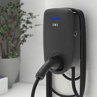Nouvelle station de recharge pour véhicules électriques 7 kW 32 A CA, murale, type 2, pour parking domestique, IP55, certifiée CE