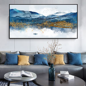 لوحة جدارية عصرية لنمط المجرد لتزيين غرفة المعيشة والمساحة لغرفة النوم صناعة صينية جديدة بتصميم بسيط وحديث - Product Image 1