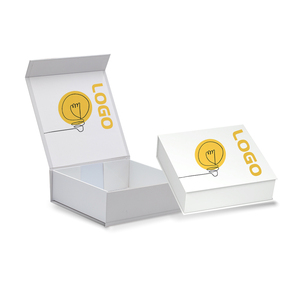 HENGXING Custom Logo Luxury Cardboard Magnetic Folding Gift <b>Box</b> With Ribbon Closure - Product Image 1