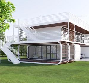 <span class=keywords><strong>Casa</strong></span> Ufficio Container Portatile Apple Home da 20ft 40ft Modulare Moderna Prefabbricata a Forma di Capsula - Product Image 2