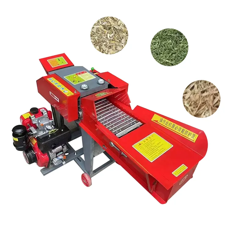Hot bán cỏ cắt Trung Quốc thức ăn chế biến thép vỏ đậu phộng rơm máy xay máy