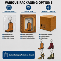 Porte-clés personnalisé en PVC souple, double face, coloré et flexible avec logo pour femme, idéal pour la décoration des bottes et des vêtements quotidiens