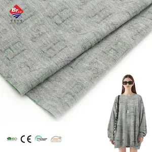 Mới nhất thiết kế thời trang căng Jacquard đan bánh sandwich sợi nhuộm vải cho quần áo