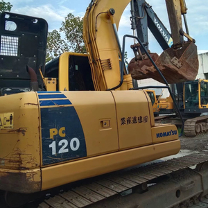 Jpan เครื่องขุด Komatsu PC120รถขุด12.1TON แบบใช้วิศวกรรมและก่อสร้างพร้อมปั๊มหลักและส่วนประกอบมอเตอร์ - Product Image 1