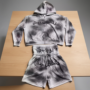 Conjunto Deportivo de Invierno para Hombre al por Mayor 2026 2027 Casual con Cintura Elástica, Capucha, Cortavientos, Poliéster/Algodón Ecológico, Color Liso - Product Image 3