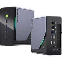 Mini PC K12 AMD Ryzen 7 H 255 Dual DDR5 5600MT/s 3*SSD PCIe4.0 Ordinateur de bureau WiFi 6 BT 5.2 Double LAN 2.5G OCulink