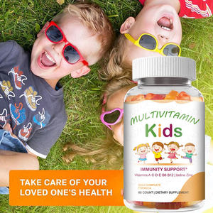 Gommes multivitaminées pour enfants, soutien immunitaire avec vitamines A, C, <span class=keywords><strong>D</strong></span>, E, B6, B12, Iode, <span class=keywords><strong>Zinc</strong></span>, formule complète, complément alimentaire pour enfants - Product Image 5