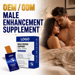 Complément Herbal Masculin en Bandelettes Orales avec Racine de Morinda Officinalis / Epimedium / Maca / <span class=keywords><strong>Cistanche</strong></span> / L-Arginine / Gluconate de Zinc - Product Image 1