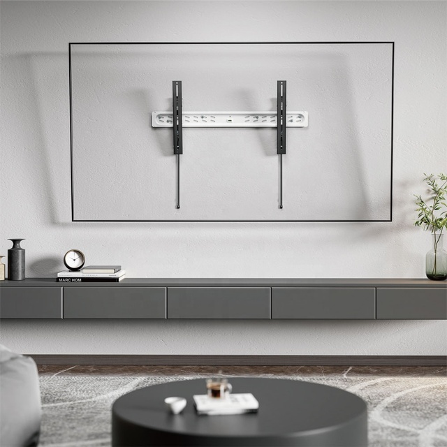 43"-95" TV Mount Wholesale OEM ODM Holder Hanger Universal Ultra-Slim Tilt TV Support Wall Bracket Soporte De TV