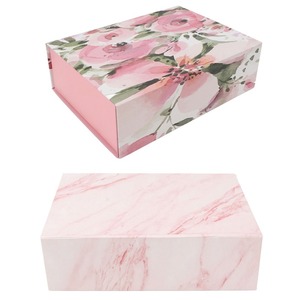 Luxury pink paper packaging <b>box</b> printed <b>gift</b> magnetic <b>box</b>, customizable according to needs - Product Image 2