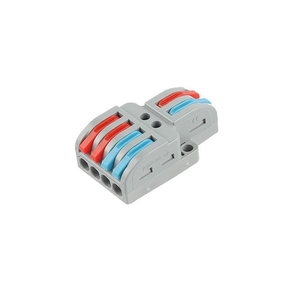 SPL <b>Quick</b> Wiring Cable <b>Connector</b> Butt Terminal Connectors 2 in 4 Out Lever Nut Wire Connectors - Product Image 1