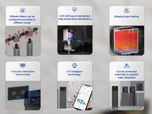 Se buscan distribuidores para Lonsid Group 2024, nuevo producto, dispensadores <span class=keywords><strong>de</strong></span> <span class=keywords><strong>agua</strong></span> <span class=keywords><strong>de</strong></span> pie filtrados comerciales calientes, fríos y cálidos - Product Image 6