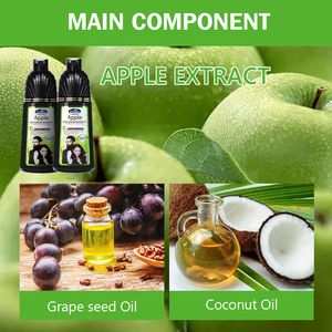 Shampoo Colorante per <span class=keywords><strong>Capelli</strong></span> DisaarOrganic Marrone Scuro con Estratto di Olio di Cocco, Cura dei <span class=keywords><strong>Capelli</strong></span> e Copertura dei <span class=keywords><strong>Capelli</strong></span> Grigi - Product Image 4
