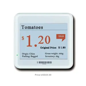ESL electronic price tags for supermarket 4.2 inch