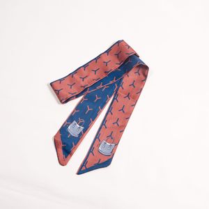 Tied Bag Handle <strong>Silk</strong> <strong>Scarf</strong> <strong>Women</strong> Fashion Design Small Skinny Neck <strong>Scarf</strong> for Lady - Product Image 5