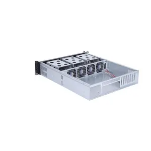 Atx 2U стойка для монтажа алюминиевая коробка электронный металлический усилитель мини Itx индивидуальный шасси сервер