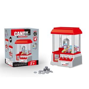 Máquina de Grúa de Dulces Mini Operada con Monedas para Niños, Juguete de Simulación con Función de Entretenimiento para Mayores de 3 Años - Product Image 1