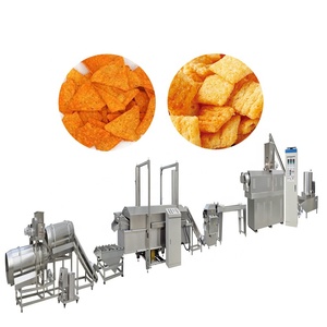 Giá tốt nhất đôi vít doritos Ngô chip thiết bị máy chiên đồ ăn nhẹ dây chuyền sản xuất thực phẩm tại Trung Quốc - Product Image 1