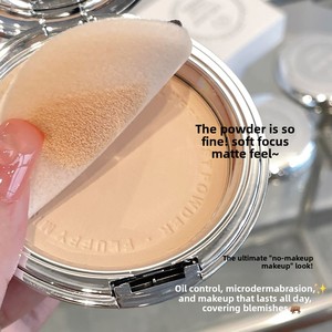 LEEINTO Poudre Compacte Translucide Effet Brume, Correctrice, Anti-compactage, Éclaircissante, Fini Impeccable, Longue Tenue, Poudre Fixatrice Crémeuse pour la Peau - Product Image 4