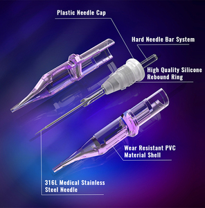 Caja de 10 Agujas Desechables para Tatuajes de 3.5mm, 1RL/5RL/7RL/<span class=keywords><strong>9RL</strong></span>, para Máquina de Tatuar - Product Image 2