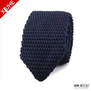 Wholesale 2020 New Design Knitted Necktie Plain <strong>Burgundy</strong> Mens Knit <strong>Ties</strong> for Custom - Product Image 2