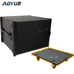 Subwoofer de scène extérieure grand format KA18 dj, haut-parleur de basses profondes de 18 pouces avec chariot frontal amovible sur roues - Product Image 1