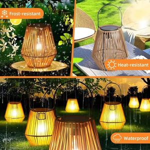 Nuove Lanterne Solari 2026 per Esterni, Impermeabili, <span class=keywords><strong>da</strong></span> Appendere, Decorazione LED per <span class=keywords><strong>Giardino</strong></span>, Cortile e Patio - Product Image 3