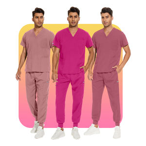 Juego de exfoliación ajustado para mujer superventas-Uniforme de Enfermería de manga corta | Logotipo personalizado + Nuevos colores | Comodidad y estilo - Product Image 2