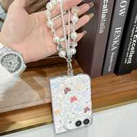Coque de téléphone transparente pour iPhone Duo Fold, motif papillon entier froissé, anti-rayures, coque de protection pour femmes
