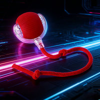 Hengtuo Nouveau Design 360 °   Jouet intelligent interactif pour chien, balle intelligente interactive pour chat, balle roulante avec chargeur