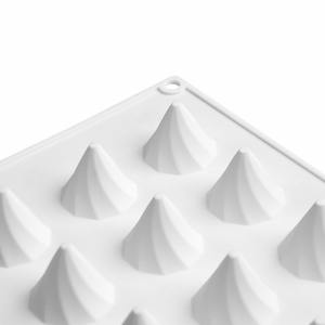 <span class=keywords><strong>Molde</strong></span> de volcán de silicona reutilizable de fácil uso de tamaño pequeño 3D para hornear herramientas de pastel de repostería francés de grado alimenticio para pastel de cumpleaños Iceberg - Product Image 4