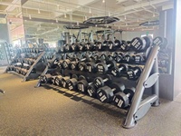 Supports d'haltères de haute qualité pour salle de sport commerciale et usage domestique, pour l'entraînement de force