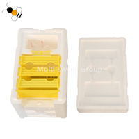 Boîte en plastique pour abeille Honey Queen Bee Hive Nuc Box Mini boîtes d'accouplement d'abeilles