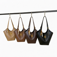 Nouveaux sacs à main portables durables et tendance pour femmes, sacs seau avec fermeture à glissière et doublure en polyester