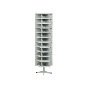 Tecnotelai 435x490x1690mm <b>rotating</b> <b>shelf</b> for small parts with 66+6 metal compartments - Product Image 1