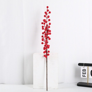 Vente en gros usine de fruits artificiels personnalisables : Baies rouges, fruits de simulation variés, Ailgier, <span class=keywords><strong>Kaki</strong></span>, Grenade, 28 fruits d'<span class=keywords><strong>arbre</strong></span> Phoenix - Product Image 4