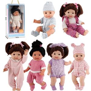 Poupée bébé reborn en silicone pas chère de 14 pouces, nouvelle, peinte et colorée, pour filles, jouets pour enfants - Product Image 1