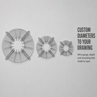 Grille de protection de ventilateur en acier inoxydable, couvercle de ventilateur en fil métallique