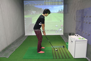 عينة مجانية داخلي لعبة غولف محاكاة ضرب ممارسة سوينغ حصيرة التدريب - Product Image 6